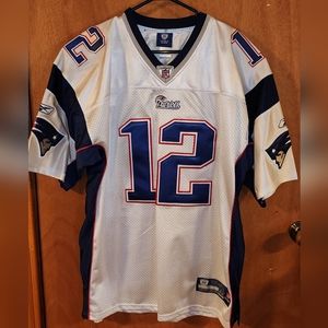 Official NFL Reebok Tom Brady Jersey #12